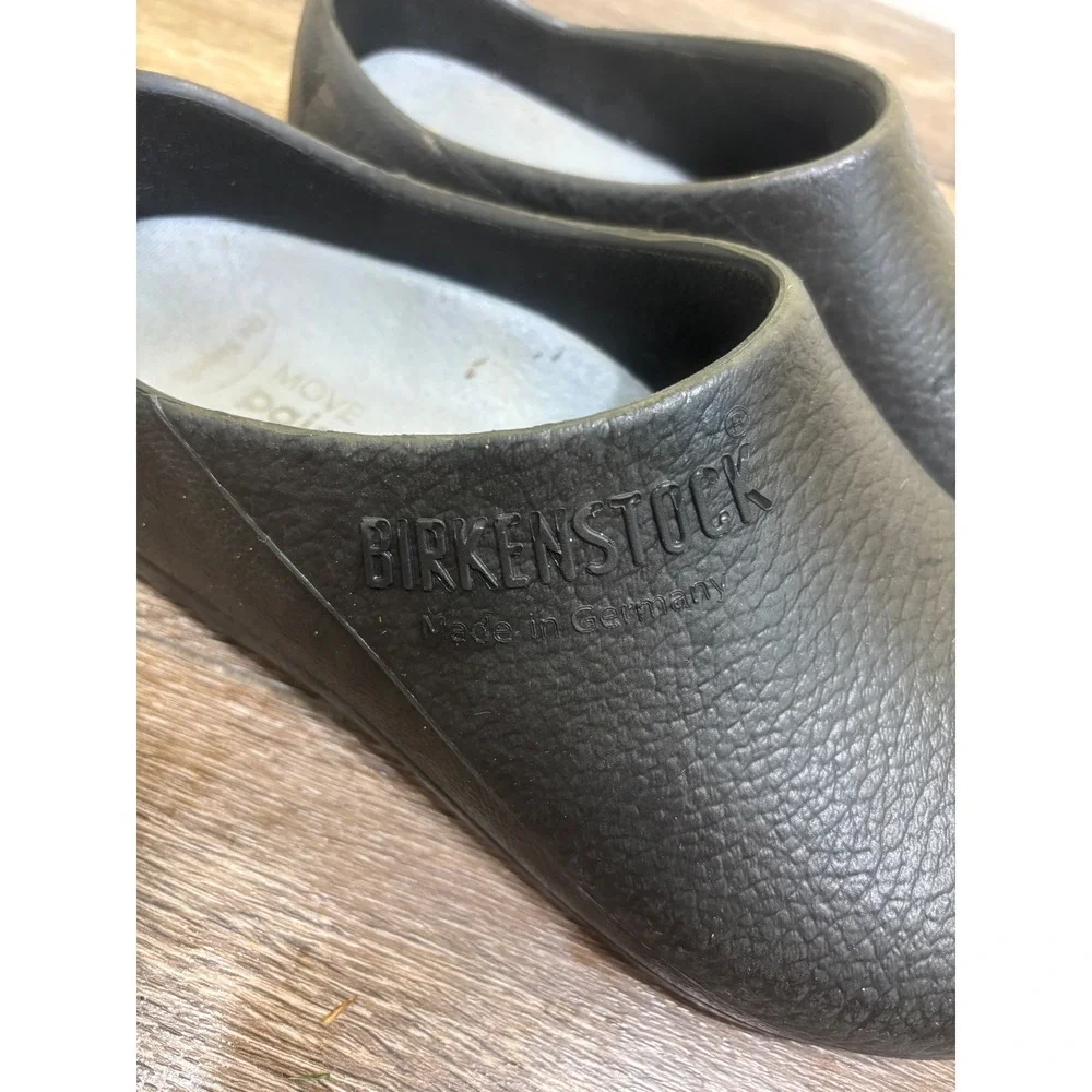 Birkenstock A630 Alpro Black Work Clogs Slip Resistant Professional Shoes Sz 41